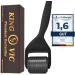 King Vic® Derma Beard Roller with Real Needles 0.5 mm for Face and Body, Professional Micro Needle Stimulates Beard Growth and Hair Growth