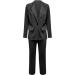 Women 2024 Business 2 Pieces Outfits Set Blazer Jacket and Pant Double Breasted Formal Casual Suit Sets 2185-sasnx-1-black S - Buy Online on GoSupps.com