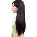 GCX Long Black Straight Wig for Women | Fashionable Ladies Hair Wig | Beautiful & Stylish Wigs for All Occasions - Buy Online on GoSupps.com