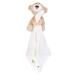 Toddler baby appeasement toward delightful soft safety ceiling baby bear calming toys doll calming towels baby comforter before going to bed (white)