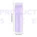 2-Piece Hair Oil Applicator Bottle Set - 170ml Plastic Root Comb with Gradual Scale for Hair Care - Violet Purple - Buy Online on GoSupps.com