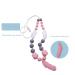 2pcs Baby Chew Necklace for Mom and Baby Teething - Sensory Chew Necklaces with Feather Pendants for Kids and Adults with Special Needs - Blue - Buy Online on GoSupps.com