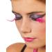 Buy Neon Pink & Black/White Long Feather Artificial Eyelashes International Shipping Available | Stunning Lash Enhancements - Buy Online on GoSupps.com