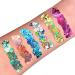 Moon Glitter Holographic Face & Body Chunky Glitter Gel Set - 6 Colors (Silver Pink Gold Rose Gold Blue Green) - 12ml - Perfect Gift for Glamorous Makeup Looks - Buy Online on GoSupps.com