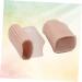 Healvian Silicone Gel Toe Cushion Tube 1 Pair - Bunion Toe Separator and Thumb Valgus Eversion Splitter - Beige 2pcs - Buy Online on GoSupps.com