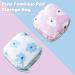 Fiyson 2 Periods Bag - Women's Sanitary Napkin & Tampon Storage Bag with Zipper - 12.5cm x 12cm x 4.5cm - Blue Women's Organizer - Buy Online on GoSupps.com