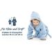 Arus Children's Hooded Bathrobe for Boys & Girls - 100% Cotton Terry Eco-Tex Certified Frog Green - Perfect Long Robe for Comfort and Style - Buy Online on GoSupps.com