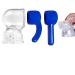 3 Pack Massager Attachment Accessories Massage Accessory Attachments Silicone (Blue+Clear)