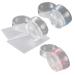 3 sets nail stamp tool French nail stamp nail polish nail art stamp plate nail stamping tools Transparent nail stamping manicure PP transmission seal