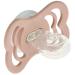 BIBS Supreme Baby Pacifier 2-Pack | Made in Denmark | BPA Free Dummy Soother Symmetrical Nipple. Silicone Size 1 (0-6 Months) Blush Glow/Vanilla Glow - Buy Online on GoSupps.com