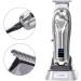 Hair Clippers for Men Hair Clipper Professional Personal Care Barber Trimmer For Men USB LCD Rechargeable Metal Electric Base Salon (Color : Silver) - Buy Online on GoSupps.com