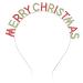 Makenlug Christmas Headband Christmas Gifts for Girls Women Merry Christmas Headband Crystal Hair Christmas Party Supplies