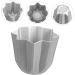 Milisten 12 Pcs Cake Mold Cake Stencil Cookie Cake Pan Cheesecake Cake Pan Pie Chocolate Chip Muffin Cupcake Pan Mutitool Paper Cups Cake Making Tool to Bake Aluminum Alloy Kitchen Supplies 7.6X7.6X6.2CMx3pcs - Buy Online on GoSupps.com