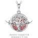 Infuseu Tree of Life Pendant Jewelry - Aromatherapy Chain & Essential Oil Diffuser Necklace for Women - Unique Meditation Gift - Buy Online on GoSupps.com