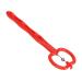 Oral Muscle Exerciser Tongue Tip Exerciser Portable Slurred Speech Recovery for Elderly (Red)