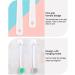 Silicone Back Scrubber with Handle - Exfoliating Shower Brush for Men & Women, BPA Free, Non-Slip (Grey) - Buy Online on GoSupps.com