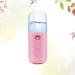 WOONEKY 2pcs USB Charging Steamer Mini Face Steamer Humidifier Face Sprayer Cool Facial Mister Pink - Buy Online on GoSupps.com