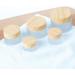 Dajidafu Glass Woman Face Cream Dispenser Replacement Wood Grain Lid Anti-corrosive Makeup Cosmetic Travelling Empty Container 15g - Buy Online on GoSupps.com