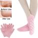 Gel Spa Sock Glove Moisturizing Gel Glove Sock Essential Oil Spa Glove Sock for Hand Feet Dry Skin Care 2Pairs - Buy Online on GoSupps.com