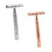 Frcolor 2st razor barber beard razor portable razor metal razor in the old style beard beard razor men razor old fashionable affi man the head is a zinclegation
