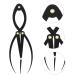 Gogogmee Metal Eyebrow Ruler Eyebrow Tools Stainless Steel Ruler for Eyebrow Positioning Ruler Curve - Buy Online on GoSupps.com