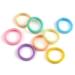 Set of 20 Girls Small 3 cm Elastic Hair Bands Colourful Children's Nylon Hair Scrunchie Ponytail Holder Hair Accessories Pastel