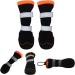 GLE2016 Dog Boots Snow Warm Dog Booties Water Resistant Dog Shoes Warm Lining Nonslip Rubber Sole with Reflective Strap Nonslip Rubber Sole for Snow Rain 4PCS(5# Orange) 5# Orange - Buy Online on GoSupps.com