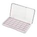 Oshhni 24 Grid Empty Make Up Eyeshadow Blush Powder DIY Case White