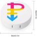 Pansexual Pride Rainbow Flag Round Case For Contact Lens Kit Storage Box with Mirror Printed - Buy Online on GoSupps.com