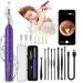 OTAONEOTA Ear Wax Removal Tool  Ear Cleaner with 1296P FHD Camera  Ear Cleaning Kit with Lights and Built-in WiFi  Compatible with iPhone  iPad  and Android(Purple)
