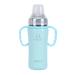 Wide Neck Natural Baby Bottles Blue   8OZ