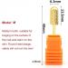 Tungsten Steel Nail Drill Bits 3/32 Inch Electric Nail Files Head for Cuticle Manicure Pedicure Professional Salon Home Tool M - Buy Online on GoSupps.com
