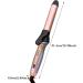 2-in-1 Curling Wand & Hair Straightener - Automatic Rotating Ceramic Ionic Hair Styling Tool for All Hair Types - Multi-functional Curler in Purple - Buy Online on GoSupps.com