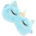 GLEAVI 2pcs Cartoon Sleep Masks - Plush Eye Masks for Kids & Adults - Sky Blue Blindfolds for Comfortable Night Sleep - Buy Online on GoSupps.com