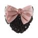 Bowknot Snood Net Net Hair Clip Net Hair Clip Barrette Hairnet Womens Bow Barrette Girls Hairdressing Snood Net Hairnet Hair Clip Bun Cover E18