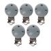 Keepart 5pcs wood pacifier clips forces pearls clips braces clips baby gift secure for teething problems DIY jewelry accessories **