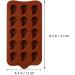 Silicone Chocolate 4pcs Pudding Silicone Tray Jelly Festival Molds Moulds Droplet Gummy Reusable Cube Parties Color Mini Cookie Trays Cake Cute Bar Cuake /1139 - Buy Online on GoSupps.com