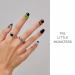 Buy NAILOG Semi Cured Gel Nail Strips - Glossy & Long Lasting Polish Stickers (Little Monsters) | 20 Extra Long Soft Gel Wraps for International Shipping - Buy Online on GoSupps.com
