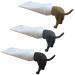 3 PCs toothpaste attachment figure tooth paste topper dog-internal shape toothpaste lid tooth paste cap to toothpaste donor toothpaste attachment figure dog butt toothpaste topper (gray+brown+black)