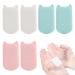 IETONE 6 Pcs Cute Multicolor Cat Ear Shaped Soap Paper with Boxes, Portable Mini Scented Soap Slice Hand Washing Supply, Traveling Hand Cleaning Bath Tool Slice Sheet Foaming Paper for Outdoor Camping