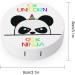 Unicorn Ninja Panda Round Case For Contact Lens Kit Storage Box with Mirror Printed - Buy Online on GoSupps.com