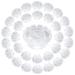 100 Pack Eyelashes Extension Volume Lashes Fan Blossom Cups Quick Blossom Cup Anti-Spill Glue Holder and Lash Organizer Supplies Tools