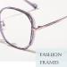 Fashionable Purple Reading Glasses for Men & Women - Large Frame Portable Anti Blue Light (1.0+) - Buy Online on GoSupps.com