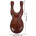 Magiclulu 3-Piece Wooden Nasal Scraper Set - Handheld Travel Tool for Natural Healthcare | Small Sandalwood Massage Device 9.00x3.50x1.50cm - Buy Online on GoSupps.com