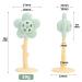 KIAANS Baby Teething Toys | BPA Free Silicone Flower Teether Rattle | Mint Sensory Teether for Babies - Safe & Soft - Buy Online on GoSupps.com