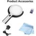 Desktop Glass Chargeable Folding Identification Tool 6X 10X HD Lens with LED Light Maintenance Reading Magnifier Made in China - Buy Online on GoSupps.com