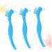 HomsfoU 6pcs Double Prosthesis Nursing Comb & Cleaning Brush Set - Back Massage Shoe Enlargement Toothbrush & Braces Bathing Brush for Enhanced Care - Buy Online on GoSupps.com