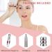 6 Pieces Tweezers with LED Light Stainless Steel Tweezers Makeup Eyelash Eyebrow Hair Removal Precision Tweezers with Light for Women and Men(Red Blue Brown Pink Black Green) Blue green - Buy Online on GoSupps.com