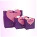 Healifty 3pcs Paper Bags Wedding Paper Bag Papar Bags Purple Love Shopping Gift Bag 1 count (Pack of 1) Purplex3pcs - Buy Online on GoSupps.com