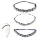 Strass hair bands 3 pieces of crystal rhinestone head chain elastic hair band vintage elastic hair band Bohemia crystal hair ripe suitable for hair accessories for women and girls